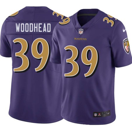 Ravens #39 Danny Woodhead Purple Jersey