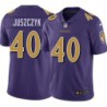 Ravens #40 Kyle Juszczyk Purple Jersey