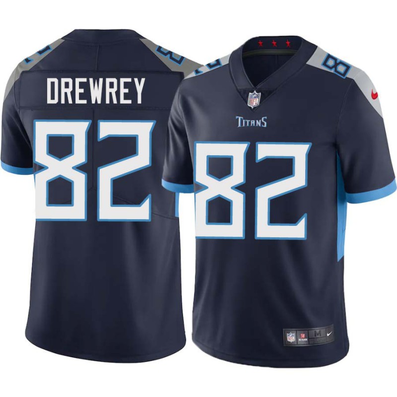 Willie Drewrey #82 Titans China Navy Jersey Paypal