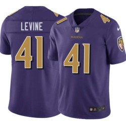 Ravens #41 Anthony Levine Purple Jersey