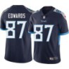 Emmett Edwards #87 Titans China Navy Jersey Paypal