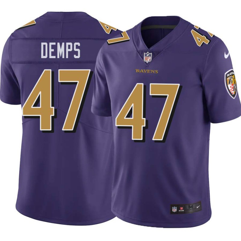 Ravens #47 Will Demps Purple Jersey