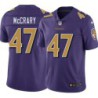 Ravens #47 Nate McCrary Purple Jersey