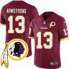 Anthony Armstrong #13 Redskins Head Patch Burgundy Jersey