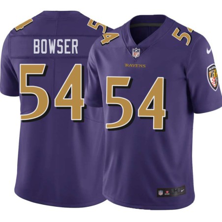 Ravens #54 Tyus Bowser Purple Jersey