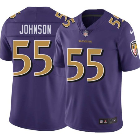 Ravens #55 J.R. Johnson Purple Jersey