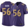 Ravens #56 Jason Babin Purple Jersey