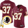 Chris Thompson #37 Redskins Head Patch Burgundy Jersey