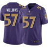 Ravens #57 Jerrol Williams Purple Jersey