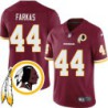 Andy Farkas #44 Redskins Head Patch Burgundy Jersey