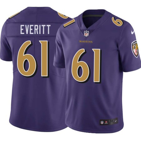 Ravens #61 Steve Everitt Purple Jersey