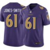 Ravens #61 Jaryd Jones-Smith Purple Jersey