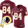 Marko Mitchell #84 Redskins Head Patch Burgundy Jersey