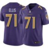 Ravens #71 Justin Ellis Purple Jersey