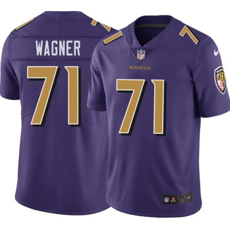 Ravens #71 Ricky Wagner Purple Jersey