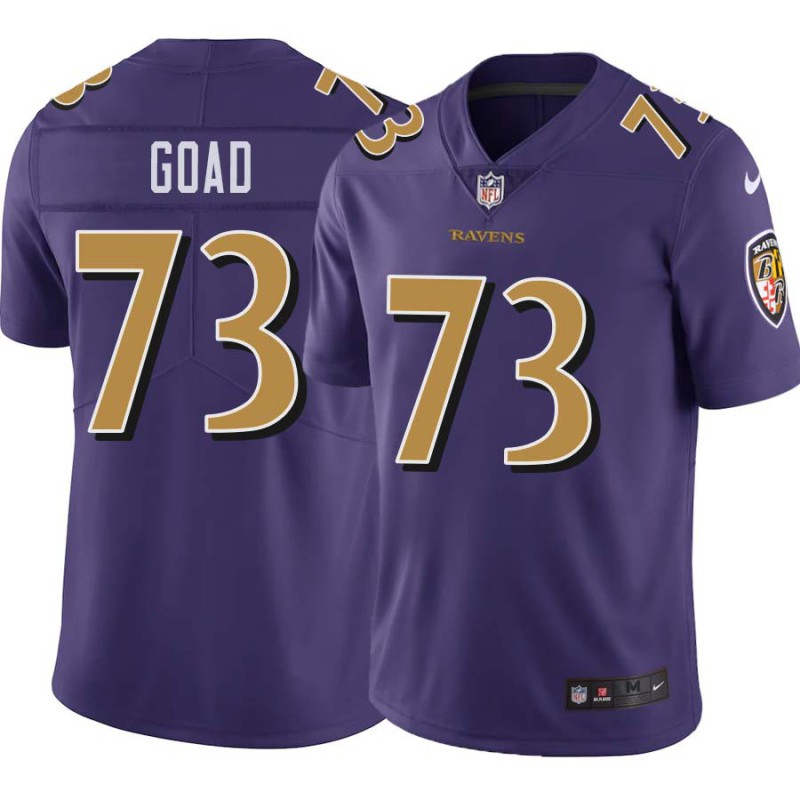 Ravens #73 Tim Goad Purple Jersey