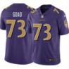 Ravens #73 Tim Goad Purple Jersey