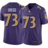 Ravens #73 Kelly Gregg Purple Jersey