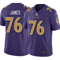 Ravens #76 Ja'Wuan James Purple Jersey