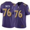 Ravens #76 Andre Smith Purple Jersey