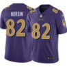 Ravens #82 Jake Nordin Purple Jersey