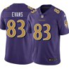 Ravens #83 Lee Evans Purple Jersey