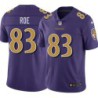 Ravens #83 James Roe Purple Jersey