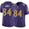 Ravens #84 Edgar Jones Purple Jersey