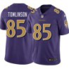 Ravens #85 Eric Tomlinson Purple Jersey