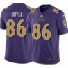 Ravens #86 Nick Boyle Purple Jersey