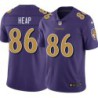 Ravens #86 Todd Heap Purple Jersey