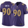 Ravens #90 Za'Darius Smith Purple Jersey