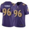 Ravens #96 Adalius Thomas Purple Jersey