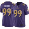 Ravens #99 Paul Kruger Purple Jersey