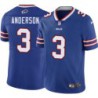 Bills #3 Derek Anderson Authentic Jersey -Blue