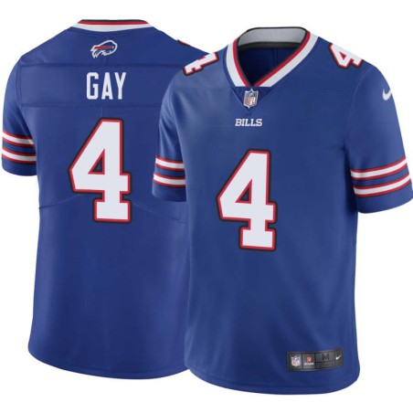 Bills #4 Jordan Gay Authentic Jersey -Blue