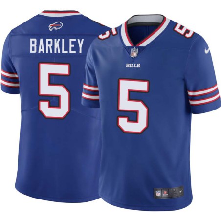 Bills #5 Matt Barkley Authentic Jersey -Blue