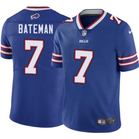 Bills #7 Marv Bateman Authentic Jersey -Blue