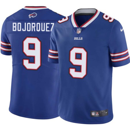 Bills #9 Corey Bojorquez Authentic Jersey -Blue