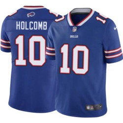 Bills #10 Kelly Holcomb Authentic Jersey -Blue