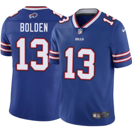 Bills #13 Victor Bolden Authentic Jersey -Blue