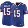 Bills #15 Todd Collins Authentic Jersey -Blue