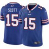 Bills #15 Da'Mari Scott Authentic Jersey -Blue