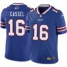 Bills #16 Matt Cassel Authentic Jersey -Blue