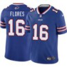 Bills #16 Tom Flores Authentic Jersey -Blue