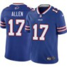 Bills #17 Josh Allen Authentic Jersey -Blue