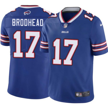 Bills #17 Bob Brodhead Authentic Jersey -Blue