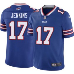 Bills #17 Justin Jenkins Authentic Jersey -Blue