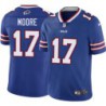 Bills #17 Denarius Moore Authentic Jersey -Blue