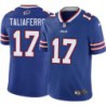 Bills #17 Mike Taliaferro Authentic Jersey -Blue